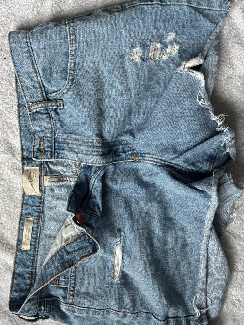 Aéropostale Light Blue Distressed Women’s Denim Shorts